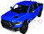 2019 RAM Rebel 1500 Crew Cab Pickup Truck Blue Metallic American Classics Series 1/24 1/27 Diecast Model Car Motormax 79358BL