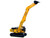 Komatsu PC450LC Excavator Short Boom with Bucket Yellow 1/50 Diecast Model Universal Hobbies UH8004