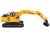 Komatsu PC210LCi 11 Intelligent Machine Control 2.0 Excavator Yellow 1/50 Diecast Model Universal Hobbies UH8157