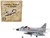 McDonnell Douglas A 4C Skyhawk Attack Aircraft US Navy 1/72 Diecast Model Militaria Die Cast 27291-56
