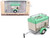 Travel Trailer Beige with Light Green Top The Waldorf Astoria Luggage Service New York Park Avenue 1/24 Diecast Model Car Motor City Classics 88002