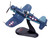 Vought F4U 1A Corsair Fighter Plane Big Hog VF 17 Jolly Rogers Captain Tommy Blackburn US Navy 1943 1/72 Diecast Model Airplane Legion LEG-14619LA