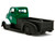 1952 Chevrolet COE Pickup Truck Green Metallic and Black and Green Lantern Diecast Figure DC Comics Hollywood Rides Series 1/32 Diecast Model Car Jada 33093