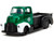 1952 Chevrolet COE Pickup Truck Green Metallic and Black and Green Lantern Diecast Figure DC Comics Hollywood Rides Series 1/32 Diecast Model Car Jada 33093