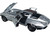 1966 Chevrolet Corvette Silver Metallic with Bronze Stripes Bigtime Muscle Series 1/24 Diecast Model Car Jada 34208