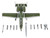 Fairchild Republic A 10C Thunderbolt II Attack Aircraft 355th Fighter Wing 354th Fighter Squadron Bulldogs 2020 United States Air Force 1/144 Diecast Model JC Wings JCW-144-A10-003