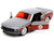 1969 Ford Mustang Silver Metallic and Dark Red and Star Lord Diecast Figure Marvel Guardians of the Galaxy Hollywood Rides Series 1/32 Diecast Model Car Jada 33077