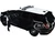 2022 Ford Police Interceptor Utility California Highway Patrol Black and White 1/24 Diecast Model Car Motormax 76991