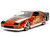 1985 Chevrolet Camaro Z 28 Orange Metallic with Graphics and Chester Cheetah Diecast Figure Cheetos Hollywood Rides Series 1/24 Diecast Model Car Jada 34384