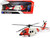Sikorsky HH 60J Jayhawk Helicopter Red and White United States Coast Guard Sky Pilot Series 1/60 Diecast Model New Ray 25593