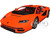 Lamborghini Countach LPI 800 4 Orange with Red Interior Special Edition 1/18 Diecast Model Car Maisto 31459OR