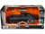 1968 Chevrolet Camaro Z 28 Dark Gray Metallic with Black and Orange Stripes Harley Davidson H D Custom 1/24 Diecast Model Car Maisto MA32273