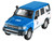 2014 Toyota Land Cruiser 76 RHD Right Hand Drive Blue and White Japan Automobile Federation 1/64 Diecast Model Car Paragon Models PA-65317