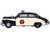 1949 Mercury Monarch Police Black and White Florida Highway Patrol 1/87 (HO) Scale Diecast Model Car Oxford Diecast 87ME49010