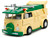 Party Wagon Green and Beige and Donatello Diecast Figure Teenage Mutant Ninja Turtles Hollywood Rides Series Diecast Model Jada 34529