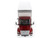 Peterbilt 536 Truck with Supreme Signature Van Body Red Metallic Transport Series 1/32 Diecast Model Diecast Masters 71106