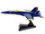 McDonnell Douglas F A 18C Hornet Aircraft Blue Angels United States Navy 1/150 Diecast Model Airplane Postage Stamp PS5338-1
