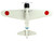 Mitsubishi A6M2 Zero Fighter Aircraft V 107 Tainan Koukutai Saburou Sakai Imperial Japanese Navy 1/97 Diecast Model Airplane Postage Stamp PS5343-4