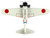 Mitsubishi A6M2 Zero Fighter Aircraft V 107 Tainan Koukutai Saburou Sakai Imperial Japanese Navy 1/97 Diecast Model Airplane Postage Stamp PS5343-4