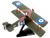 Sopwith FI Camel Fighter Aircraft Captain Arthur Roy Brown Royal Air Force 1/63 Diecast Model Airplane Postage Stamp PS5350-2