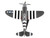 Republic P 47 Thunderbolt Fighter Aircraft Snafu United States Army Air Force 1/100 Diecast Model Airplane Postage Stamp PS5359-3