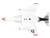 McDonnell Douglas F 4B Phantom II Fighter Aircraft VF 111 Sundowners United States Navy 1/155 Diecast Model Airplane Postage Stamp PS5384-3