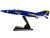 McDonnell Douglas F 4B Phantom II Fighter Aircraft Blue Angels United States Navy 1/155 Diecast Model Airplane Postage Stamp PS5384-5
