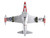 Lockheed F 80 Shooting Star Fighter Aircraft Evil Eye Fleagle Miss Barbara Ann United States Air Force 1/96 Diecast Model Airplane Postage Stamp PS5392-1