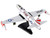 Lockheed F 80 Shooting Star Fighter Aircraft Evil Eye Fleagle Miss Barbara Ann United States Air Force 1/96 Diecast Model Airplane Postage Stamp PS5392-1