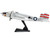 North American B 25J Mitchell Bomber Aircraft Panchito United States Air Force 1/100 Diecast Model Airplane Postage Stamp PS5403-4
