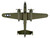 North American B 25J Mitchell Bomber Aircraft Briefing Time United States Air Force 1/100 Diecast Model Airplane Postage Stamp PS5403-5