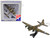 Boeing B 17E Flying Fortress Bomber Aircraft My Gal Sal United States Army Air Corps 1/155 Diecast Model Airplane Postage Stamp PS5413-1
