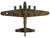 Boeing B 17E Flying Fortress Bomber Aircraft My Gal Sal United States Army Air Corps 1/155 Diecast Model Airplane Postage Stamp PS5413-1