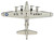 Boeing B 17E Flying Fortress Bomber Aircraft My Gal Sal United States Army Air Corps 1/155 Diecast Model Airplane Postage Stamp PS5413-1