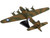 Boeing B 17E Flying Fortress Bomber Aircraft My Gal Sal United States Army Air Corps 1/155 Diecast Model Airplane Postage Stamp PS5413-1