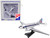 Douglas DC 3 Passenger Aircraft Eastern Airlines 1/144 Diecast Model Airplane Postage Stamp PS5559-3