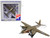 Martin B 26 Marauder Bomber Aircraft Flak Bait United States Army Air Forces 1/107 Diecast Model Airplane Postage Stamp PS5562-2