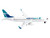 Boeing 737 Next Generation Commercial Aircraft WestJet Airlines Maple Leaf Logo Livery 1/300 Diecast Model Airplane Postage Stamp PS5815-1