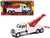 Freightliner 114SD Tow Truck White and Red Long Haul Trucker Series 1/32 Diecast Model New Ray 11023