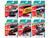 Classic Gold Collection 2022 Set B of 6 Cars Release 3 1/64 Diecast Model Cars Johnny Lightning JLCG030B