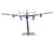 Lockheed L 1049G Super Constellation Commercial Aircraft Blue Angels United States Navy 1/300 Diecast Model Airplane Postage Stamp PS5806-2