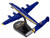Lockheed L 1049G Super Constellation Commercial Aircraft Blue Angels United States Navy 1/300 Diecast Model Airplane Postage Stamp PS5806-2