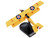 Curtiss JN4 Jenny Biplane Aircraft US Air Mail Service United States Army 1/100 Diecast Model Airplane Postage Stamp PS5810-1