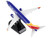 Boeing 737 800 Next Generation Commercial Aircraft Southwest Airlines 1/300 Diecast Model Airplane Postage Stamp PS5815-7