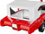 Monkeemobile Red with White Top and Interior The Monkees with Four Monkees Figure Cutouts Silver Screen Machines Series 1/18 Diecast Model Car Auto World AWSS144