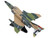 McDonnell Douglas F 4 Phantom II Fighter Aircraft Southeast Asia Camouflage United States Air Force 1/155 Diecast Model Airplane Postage Stamp PS5384-6