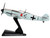 Messerschmitt Bf 109 Fighter Aircraft Black 1 Ace Adolf Galland German Luftwaffe 1/87 Diecast Model Airplane Postage Stamp PS5336-5