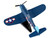 Vought F4U Corsair Fighter Aircraft VMF 214 Black Sheep United States Navy 1/100 Diecast Model Airplane Postage Stamp PS5356-3