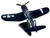 Vought F4U Corsair Fighter Aircraft #167 VF 84 Wolf Gang United States Navy 1/100 Diecast Model Airplane Postage Stamp PS5356-4