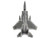 McDonnell Douglas F 15 Eagle Fighter Aircraft 5th Fighter Interceptor Squadron United States Air Force 1/150 Diecast Model Airplane Postage Stamp PS5385-4